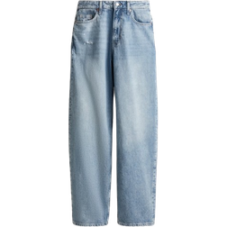 H&M Baggy High Jeans - Light Denim Blue