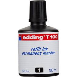 Edding T 100 Refill Ink Permanent Marker Black 100ml