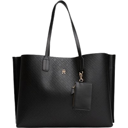 Tommy Hilfiger Monogram Tote Bag - Black