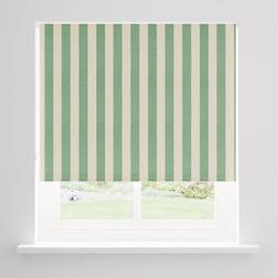 Dunelm Beatrice Stripe Olive Blackout Roller Blind 183x162cm