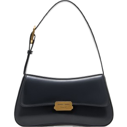 Emporio Armani Brushed Finish Shoulder Bag - Black