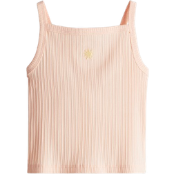 H&M Embroidery Detail Strappy Top - Light Apricot/Sun (1282319003)
