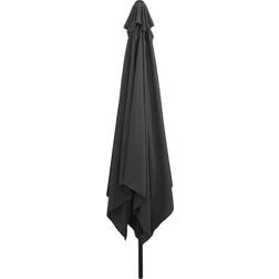 vidaXL Firkantet Haven Parasol 295x245 cm Antracitgrå