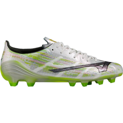 Mizuno Alpha Elite 2 FG - White/Silver Iridescent/Black