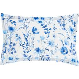 Dunelm Foxley Pillow Case Blue (76x48cm)