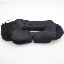 LINHUIPAD 100 Pcs VR Disposable VR Mask Eve Covesr Sanitary Vr Masks Compatible with HTC Vive or Pro/PS VR/Gear VR/Oculus Rift/Go and Other VR Headsets (Black)