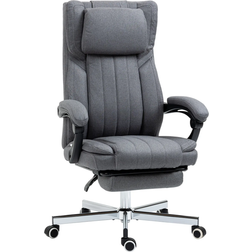 Homcom Executive High Back Dark Grey Office Chair 113cm