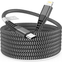 Apple MFi Certified USB C - Lightning M-M 3m