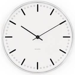 Arne Jacobsen City Hall White Vægur 21cm