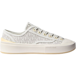 Michael Kors Jude Signature Logo Sneakers W - Vanilla