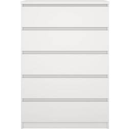 Ebuy24 Naia 5 Skuffer Hvid Kommode 77x112cm