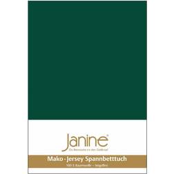Janine MAKO-FEINJERSEY Bed Sheet Green (200x160cm)