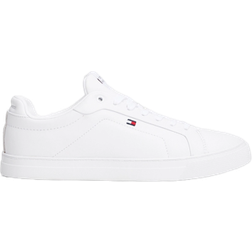 Tommy Hilfiger Flag Embroidery Leather Court M - White