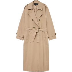 Vero Moda Chloe Trenchcoat - Brown/Silver Mink