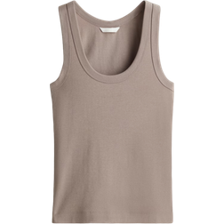 H&M Fitted Vest Top - Brown