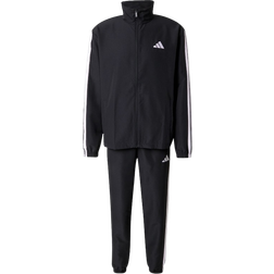 adidas 3 Stripes Tracksuit - Black