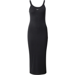 Nike Sportswear Chill Knit Women's Tight Mini Rib Tank Dress - Black/Sail