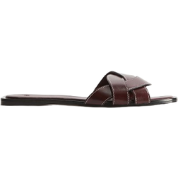 H&M Braided Sandals - Burgundy