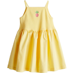 H&M Dress With print - Yellow/Pineapple (1285473003)