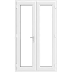 Crystal CRY237 uPVC French Door Interior Door Clear Glass (119x205.5cm)