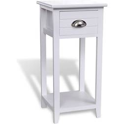 vidaXL With 1 Drawer Sängbord 30x30cm