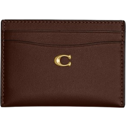 Coach Essential Card Case - Brass/Maple