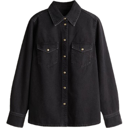 H&M Denim Shirt - Black