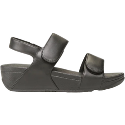 Fitflop Lulu Adjustable Back Strap Sandals - All Black