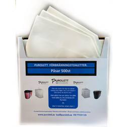 Purolett Waste Disposal Incineration Toilets bags 500-pack