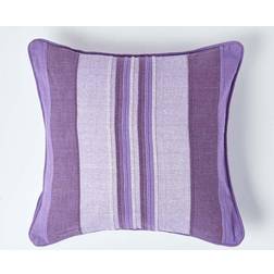 Homescapes Morocco Striped Cushion Cover Purple (60x60cm)