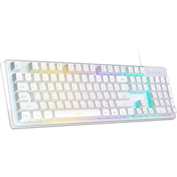 MageGee K1 Wired Keyboard and Mouse Set (White)