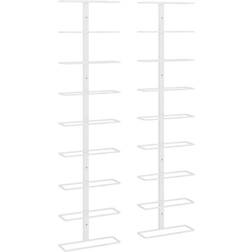vidaXL 340902 White Vinställ 24x98cm