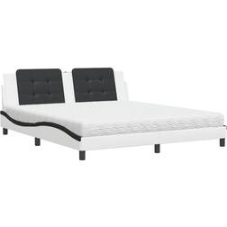 vidaXL med madrass 180x200cm