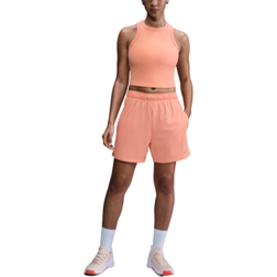 Nike One Fitted Women's Dri-FIT Cropped Tank Top - Apricot Agate/Black