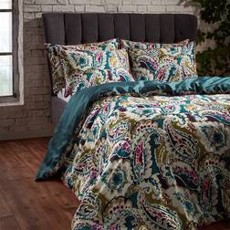 Edinburgh Weavers Paisley Duvet Cover Blue (200x200cm)