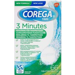 Corega 3 Minutes Tablets 66-pack