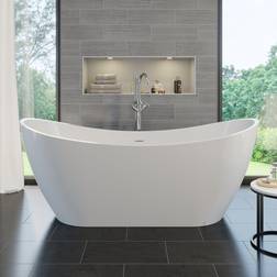 Aurora Freestanding Double Ended Bath 1700x730mm
