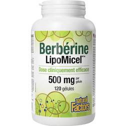 Natural Factors Berberin LipoMicel Matrix Mjukkapslar 120 st