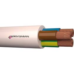 Prysmian Downlightkabel H05V2V2-F 3G1,5 hvid R100