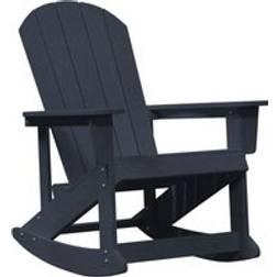 vidaXL Adirondack Rocking Chair Navy Blue 73.5 x 92 x 90 cm