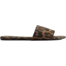 H&M Sandals - Brown/Leopard Print