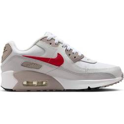 Nike Air Max 90 LTR GS - White/College Grey/Vast Grey/University Red