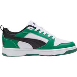 Puma Rebound V6 Lo da Ragazzi White/Black Archive Green