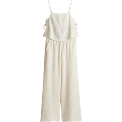 H&M 2-Delt Sæt I Bæk Og Bølge - Beige