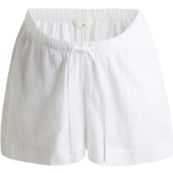 H&M Wit MAMA Short Van Mousseline Met Drawstring Size M