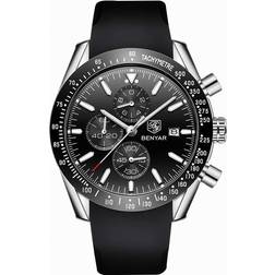Benyar Reloj Para Hombre Cronógrafo Analógico Movimiento De Cuarzo