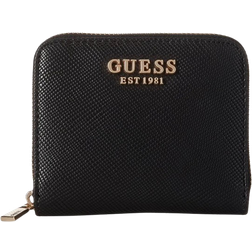 Guess Laurel Small Zip Around Wallet - Black