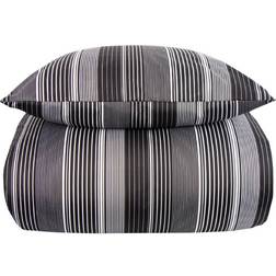 IN Style Stripe Påslakan Svart (200x140cm)