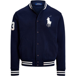 Polo Ralph Lauren Big Pony Fleece Baseball Jacket - Cruise Navy