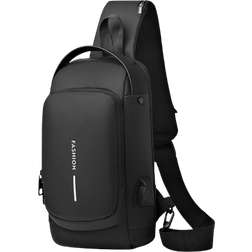 24.se Shockproof Shoulder Bag - Black